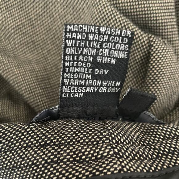 Sandro Sportswear Women Pants 14 Wide Leg‎ Twill Stretch Comfort Officewear Y2K - Picture 9 of 10